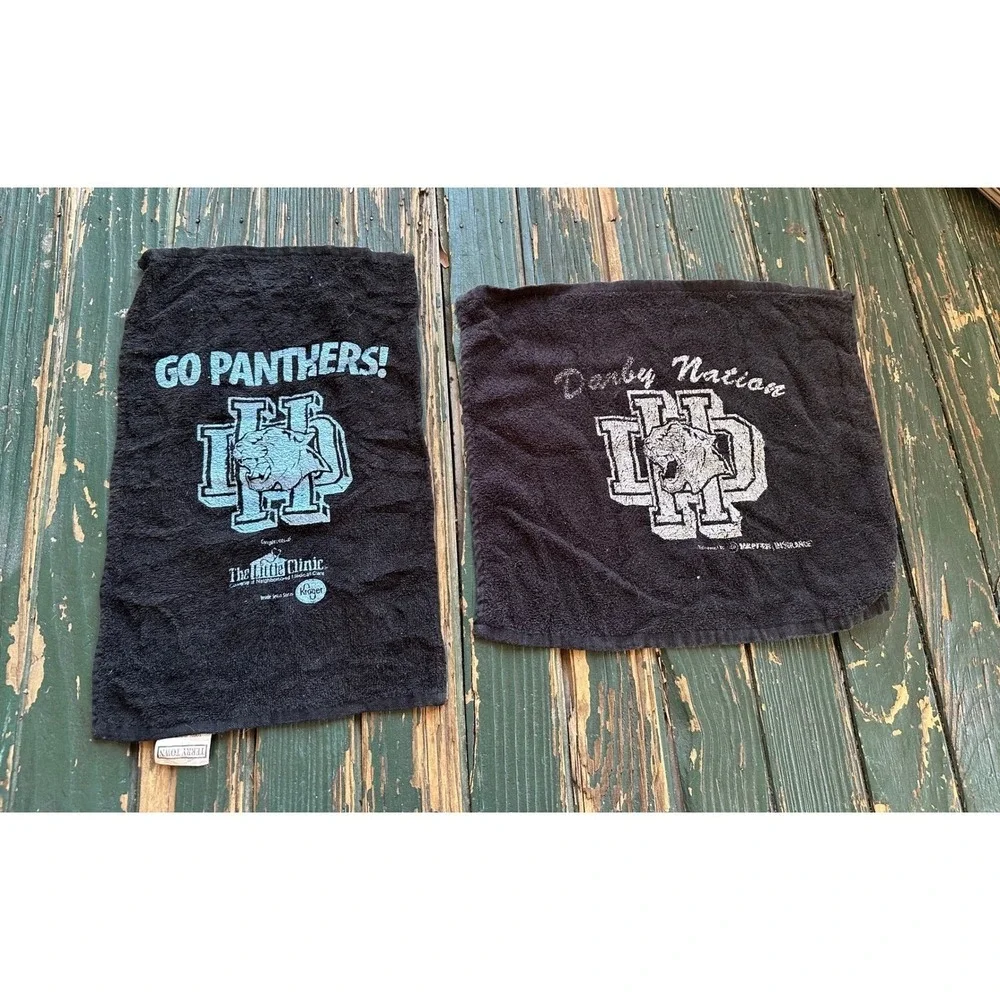 Darby Panthers Go Nation Black Towel‎ Bandana Neck Gaiter